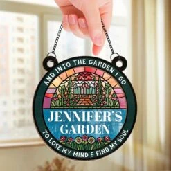 Find A Little Peace In Your Space - Family Personalized Window Hanging Suncatcher - Gift For Yourself, Best Friends, Siblings, Family Members -Pawfect House Store 678dfe5d62556