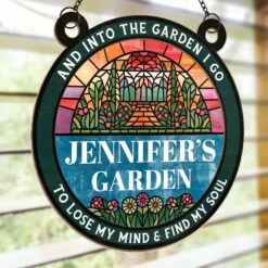 Find A Little Peace In Your Space - Family Personalized Window Hanging Suncatcher - Gift For Yourself, Best Friends, Siblings, Family Members -Pawfect House Store 678dfe5fc671e