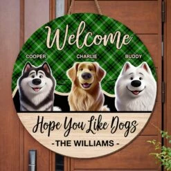 Home Is Where The Dog Is - Dog Personalized Custom Home Decor Wood Sign - House Warming Gift For Pet Owners, Pet Lovers -Pawfect House Store 678e007d2e122