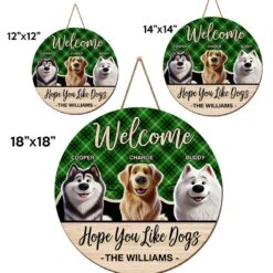 Home Is Where The Dog Is - Dog Personalized Custom Home Decor Wood Sign - House Warming Gift For Pet Owners, Pet Lovers -Pawfect House Store 678e008b0e8c4