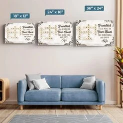 Grandchildren Are The Sunshine Of Life - Family Personalized Custom Horizontal Canvas - Gift For Grandma, Grandpa, Grandkid 12 Grandchildren Are The Sunshine Of Life - Family Personalized Custom Horizontal Canvas - Gift For Grandma, Grandpa, Grandkid -Pawfect House Store 678e27e4ce22a