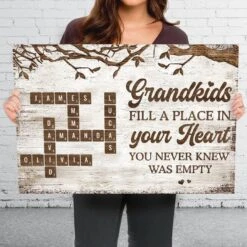 Life Is Sweeter With Grandchildren - Family Personalized Custom Horizontal Canvas - Gift For Grandma, Grandpa, Grandkid 10 Life Is Sweeter With Grandchildren - Family Personalized Custom Horizontal Canvas - Gift For Grandma, Grandpa, Grandkid -Pawfect House Store 678e28f0ead72