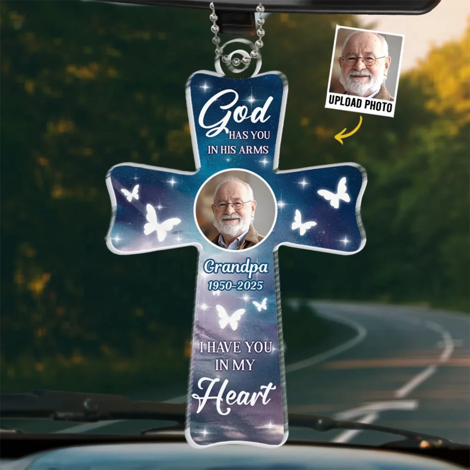 Custom Photo Always Have You In My Heart, Never Forget - Memorial Personalized Custom Car Ornament - Acrylic Custom Shaped - Sympathy Gift For Family Members 1 Custom Photo Always Have You In My Heart, Never Forget - Memorial Personalized Custom Car Ornament - Acrylic Custom Shaped - Sympathy Gift For Family Members