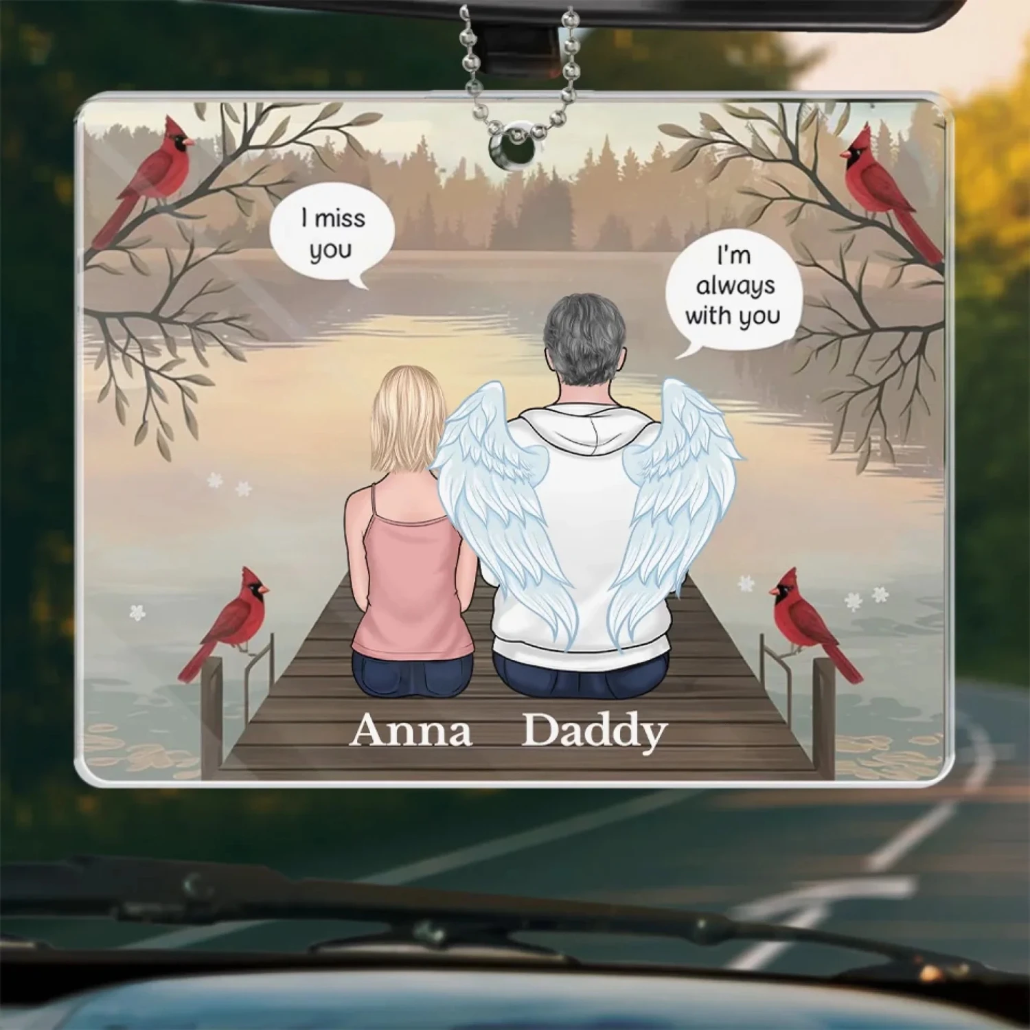 I’ll Be The Star That Lights Your Path - Memorial Personalized Custom Car Ornament - Acrylic Custom Shaped - Sympathy Gift For Family Members 1 I’ll Be The Star That Lights Your Path - Memorial Personalized Custom Car Ornament - Acrylic Custom Shaped - Sympathy Gift For Family Members