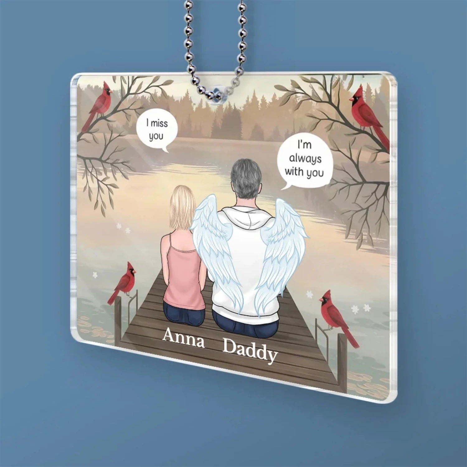 I’ll Be The Star That Lights Your Path - Memorial Personalized Custom Car Ornament - Acrylic Custom Shaped - Sympathy Gift For Family Members 3 I’ll Be The Star That Lights Your Path - Memorial Personalized Custom Car Ornament - Acrylic Custom Shaped - Sympathy Gift For Family Members - Image 3