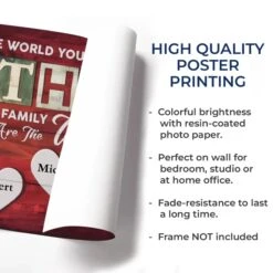 To A Child, A Mom Is The Whole World - Family Personalized Custom Horizontal Poster - Gift For Mom 10 To A Child, A Mom Is The Whole World - Family Personalized Custom Horizontal Poster - Gift For Mom -Pawfect House Store 678f1469bcc27