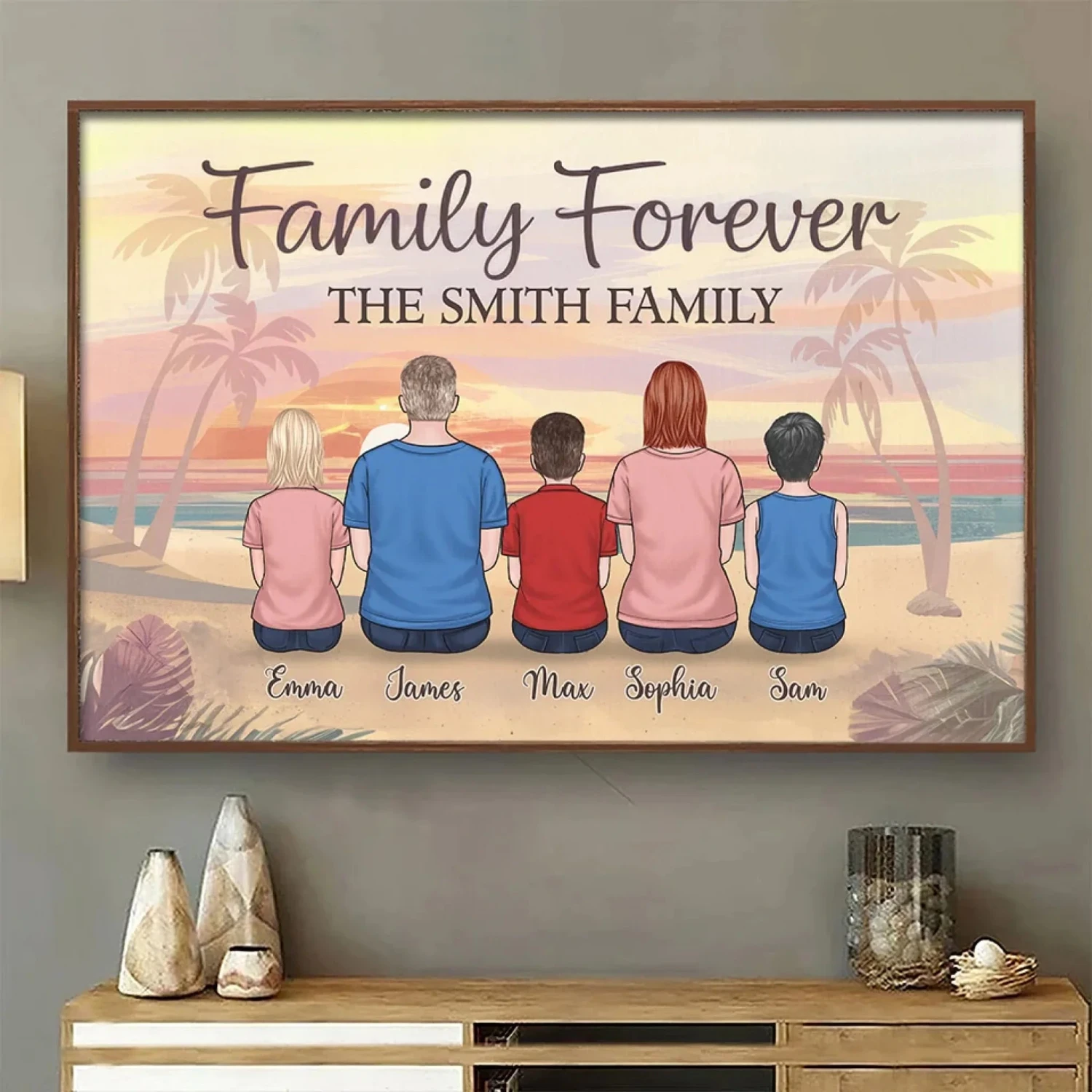 Family Forever, The Bonds That Hold Us Strong - Family Personalized Custom Horizontal Poster - Gift For Family Members 3 Family Forever, The Bonds That Hold Us Strong - Family Personalized Custom Horizontal Poster - Gift For Family Members - Image 3