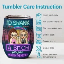 Friends Don’t Let Friends Do Silly Things Alone - Bestie Personalized Custom Wine Tumbler - Gift For Best Friends, BFF, Sisters -Pawfect House Store 678f44a6ea019