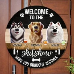 Go Away Unless You Have Dog Treats - Dog Personalized Custom Home Decor Wood Sign - House Warming Gift For Pet Owners, Pet Lovers -Pawfect House Store 678f460565b59