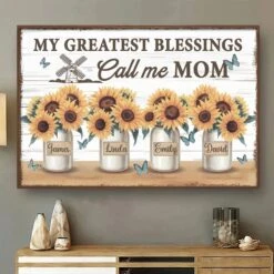 In Grandma’s Garden, Love Grows Wild And Free - Family Personalized Custom Horizontal Poster - Gift For Mom, Grandma 8 In Grandma’s Garden, Love Grows Wild And Free - Family Personalized Custom Horizontal Poster - Gift For Mom, Grandma -Pawfect House Store 678f8c95829fb