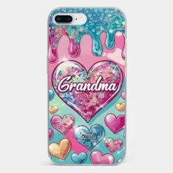 A Grandmother’s Heart Holds Forever Love - Family Personalized Custom 3D Inflated Effect Printed Clear Phone Case - Gift For Mom, Grandma -Pawfect House Store 678f982358dc4 5d69f299 5495 4ea1 8c0f 3de7eeef668e