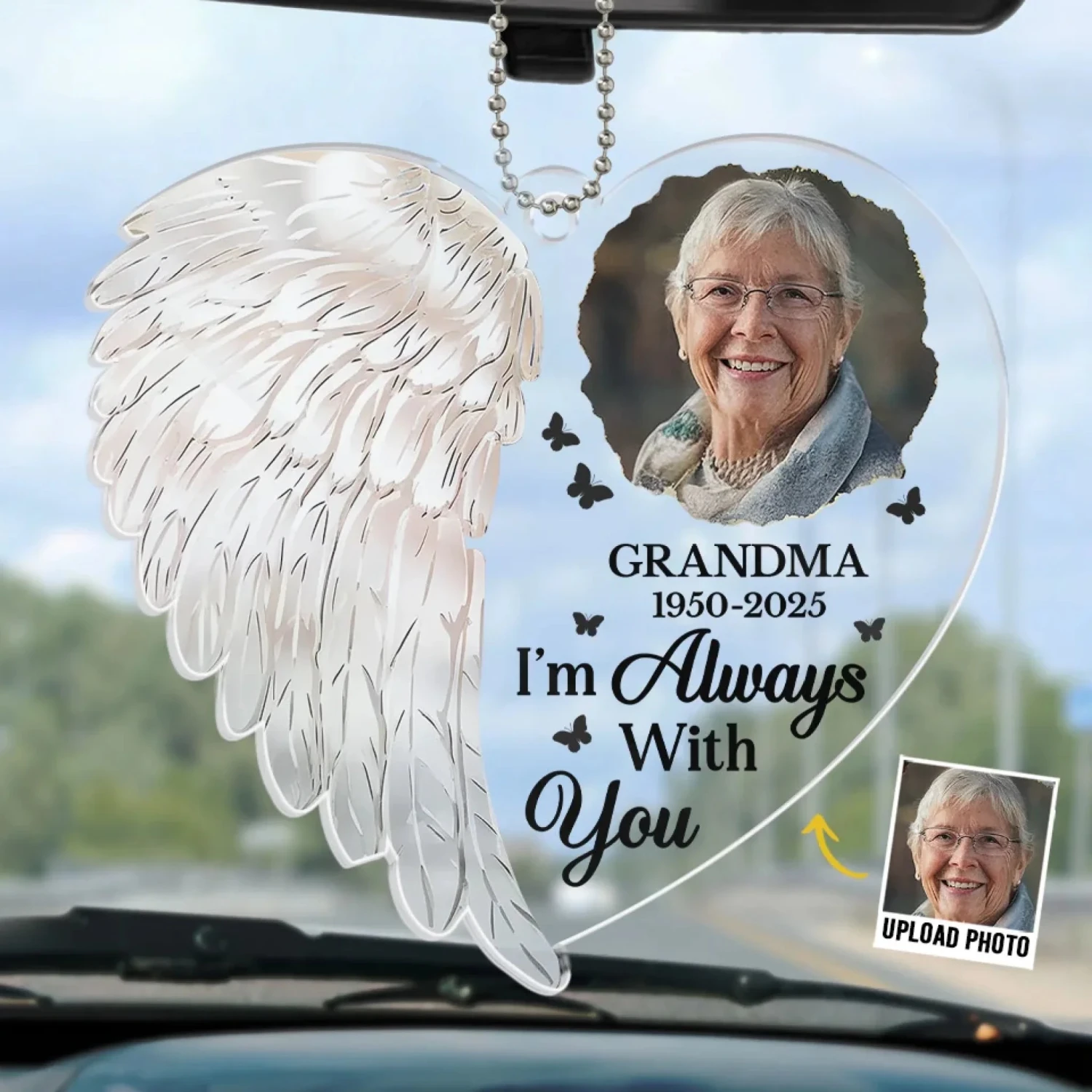 Custom Photo Still With You - Memorial Personalized Custom Car Ornament - Acrylic Custom Shaped - Sympathy Gift For Family Members 1 Custom Photo Still With You - Memorial Personalized Custom Car Ornament - Acrylic Custom Shaped - Sympathy Gift For Family Members