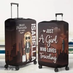 Chase What Makes Your Spirit Soar - Travel Personalized Custom Luggage Cover - Summer Vacation Gift, Gift For Adventure Travel Lovers -Pawfect House Store 679069381cdc4