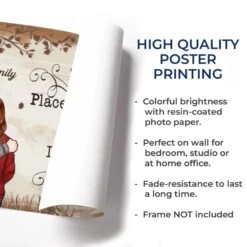 With You, I Am Always At Peace - Couple Personalized Custom Horizontal Poster - Gift For Husband Wife, Anniversary -Pawfect House Store 6790713cd80fa