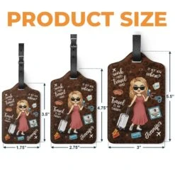 Travel Now Or Never - Travel Personalized Custom Luggage Tag - Holiday Vacation Gift, Gift For Adventure Travel Lovers -Pawfect House Store 6790717e34122