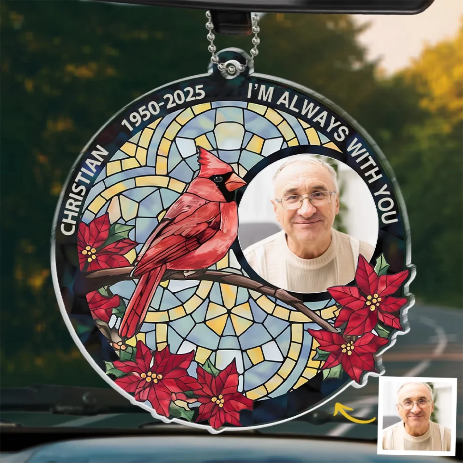 Custom Photo Time May Pass, But Love Remains - Memorial Personalized Custom Car Ornament - Acrylic Custom Shaped - Sympathy Gift For Family Members 1 Custom Photo Time May Pass, But Love Remains - Memorial Personalized Custom Car Ornament - Acrylic Custom Shaped - Sympathy Gift For Family Members