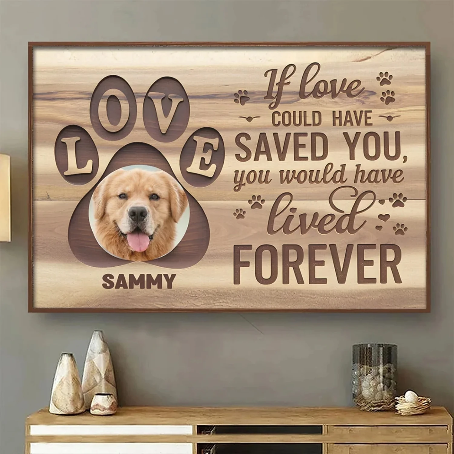 Custom Photo No Longer By My Side, But Always In My Soul - Memorial Personalized Custom Horizontal Poster - Sympathy Gift For Pet Owners, Pet Lovers 3 Custom Photo No Longer By My Side, But Always In My Soul - Memorial Personalized Custom Horizontal Poster - Sympathy Gift For Pet Owners, Pet Lovers - Image 3