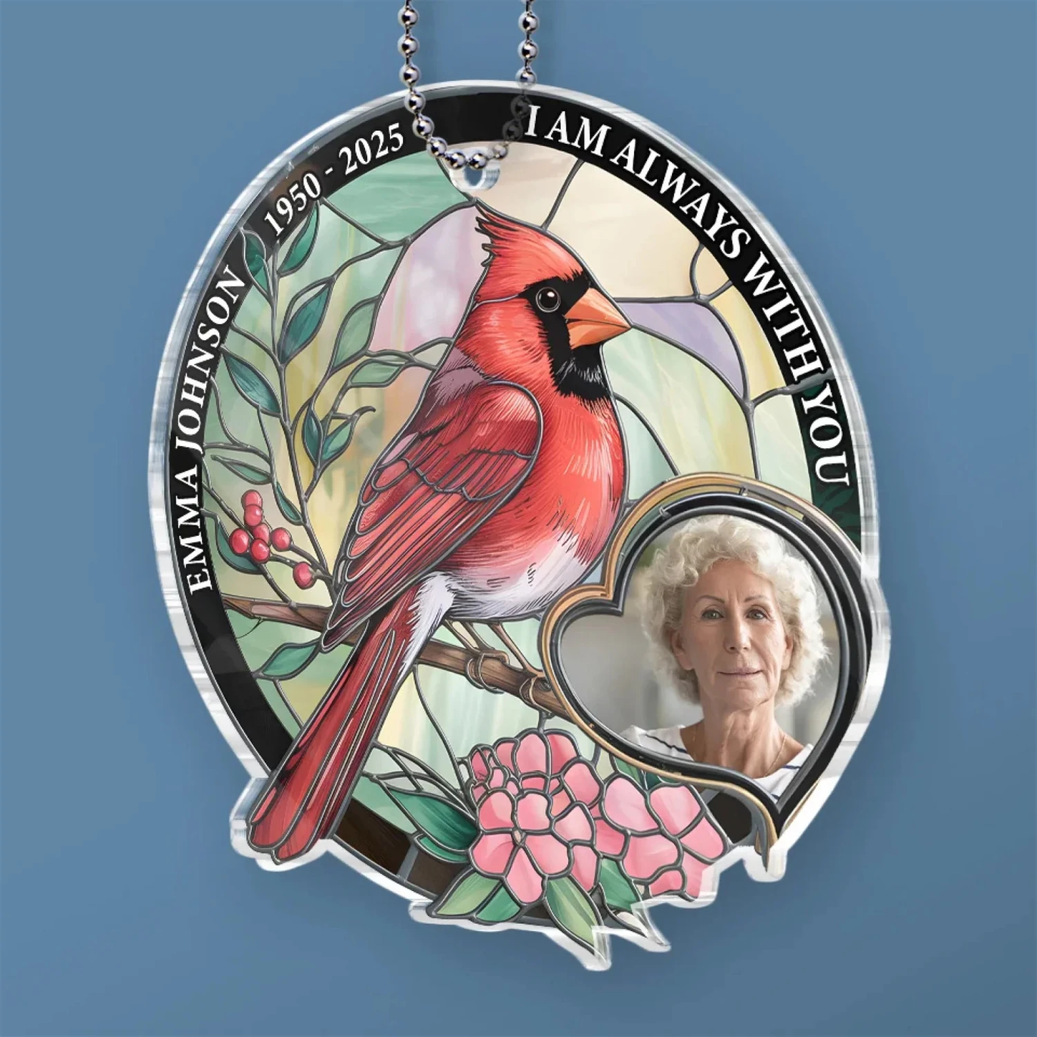 Custom Photo In Our Hearts, You Are Always Near - Memorial Personalized Custom Car Ornament - Acrylic Custom Shaped - Sympathy Gift For Family Members 3 Custom Photo In Our Hearts, You Are Always Near - Memorial Personalized Custom Car Ornament - Acrylic Custom Shaped - Sympathy Gift For Family Members - Image 3