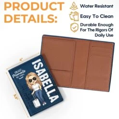 Traveling Soothes My Spirit - Travel Personalized Custom Passport Cover, Passport Holder - Holiday Vacation Gift, Gift For Adventure Travel Lovers -Pawfect House Store 67909e72dbea0