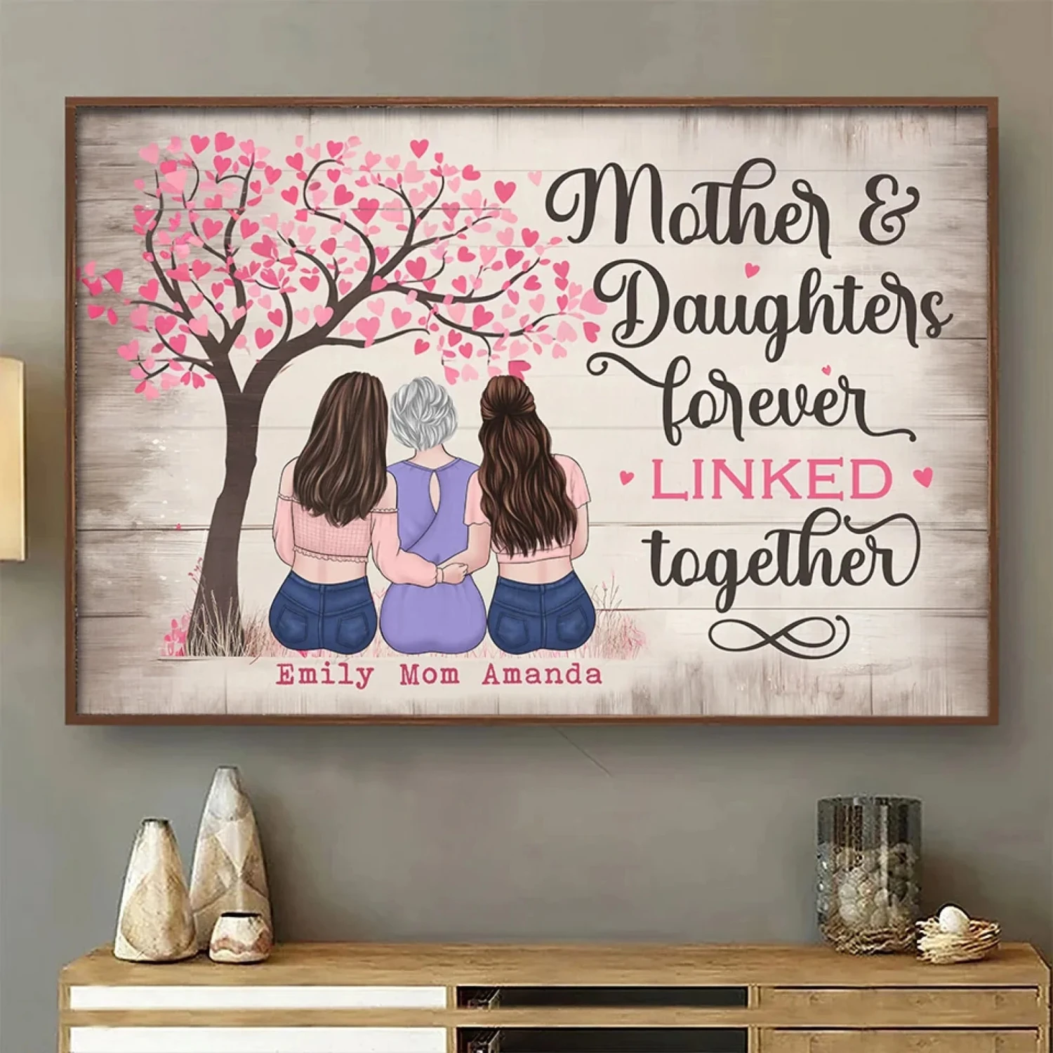 A Timeless Bond Of Love And Care - Family Personalized Custom Horizontal Poster - Gift For Mom 3 A Timeless Bond Of Love And Care - Family Personalized Custom Horizontal Poster - Gift For Mom - Image 3