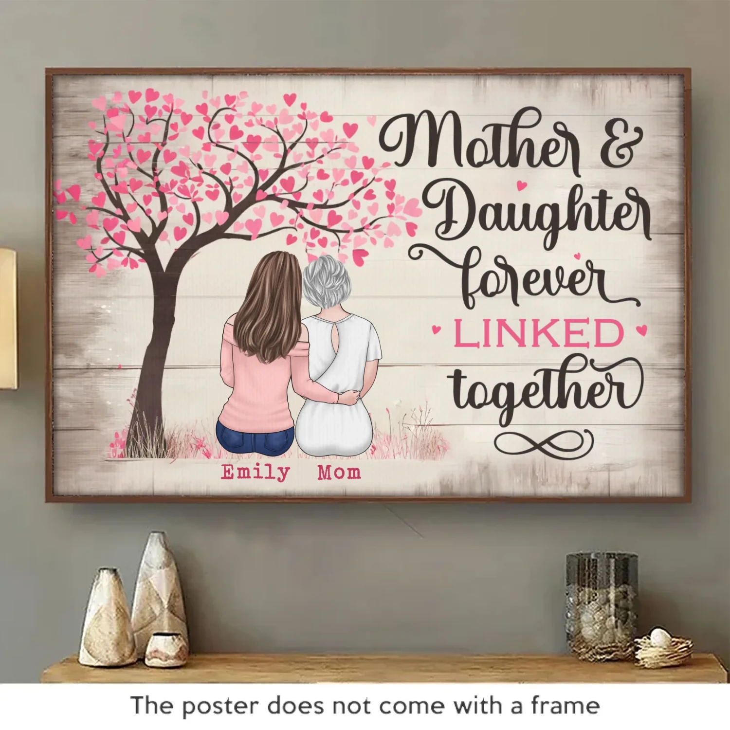 A Timeless Bond Of Love And Care - Family Personalized Custom Horizontal Poster - Gift For Mom 2 A Timeless Bond Of Love And Care - Family Personalized Custom Horizontal Poster - Gift For Mom - Image 2