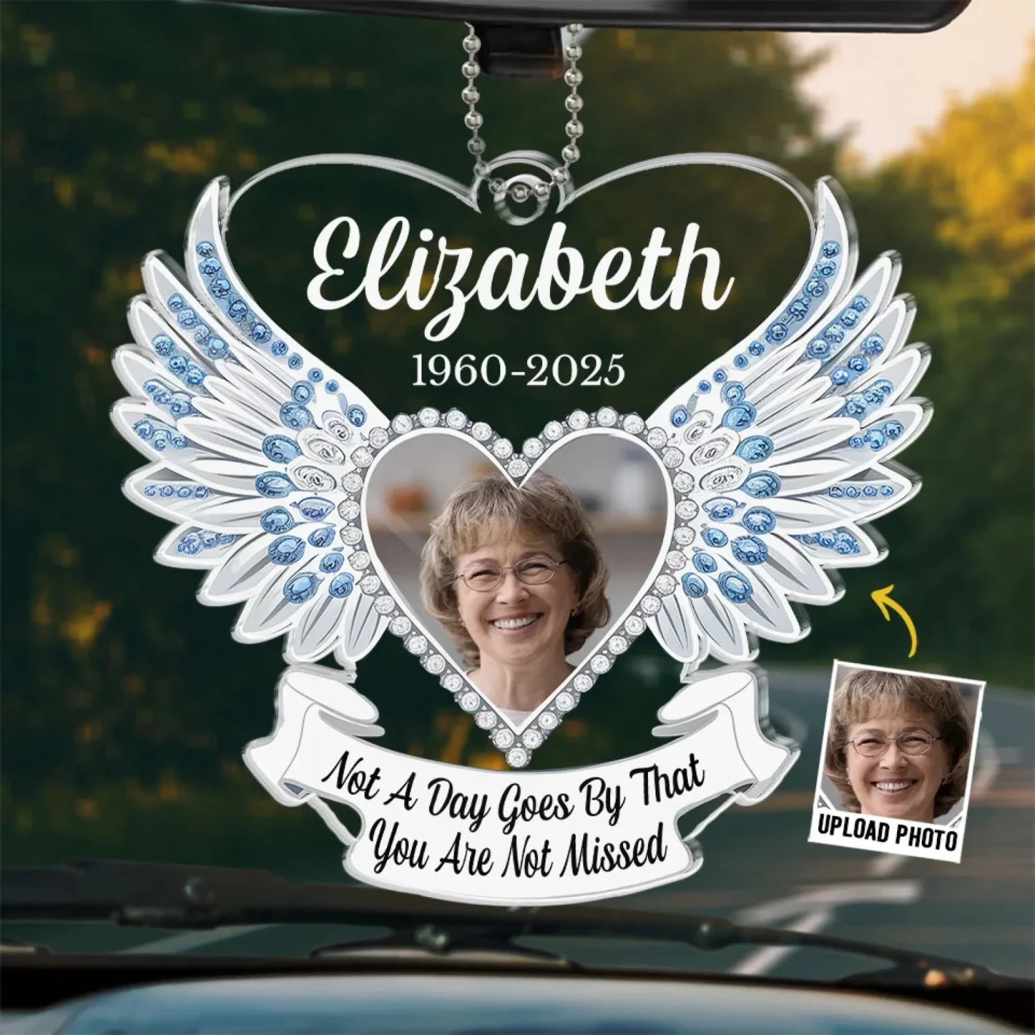Custom Photo Miss You Everyday - Memorial Personalized Custom Car Ornament - Acrylic Custom Shaped - Sympathy Gift For Family Members 1 Custom Photo Miss You Everyday - Memorial Personalized Custom Car Ornament - Acrylic Custom Shaped - Sympathy Gift For Family Members