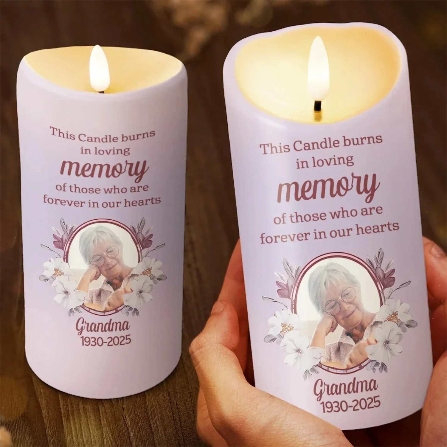 Custom Photo This Candle Is A Reminder Of Our Love - Memorial Personalized Custom LED Candle - Sympathy Gift For Family Members 3 Custom Photo This Candle Is A Reminder Of Our Love - Memorial Personalized Custom LED Candle - Sympathy Gift For Family Members - Image 3