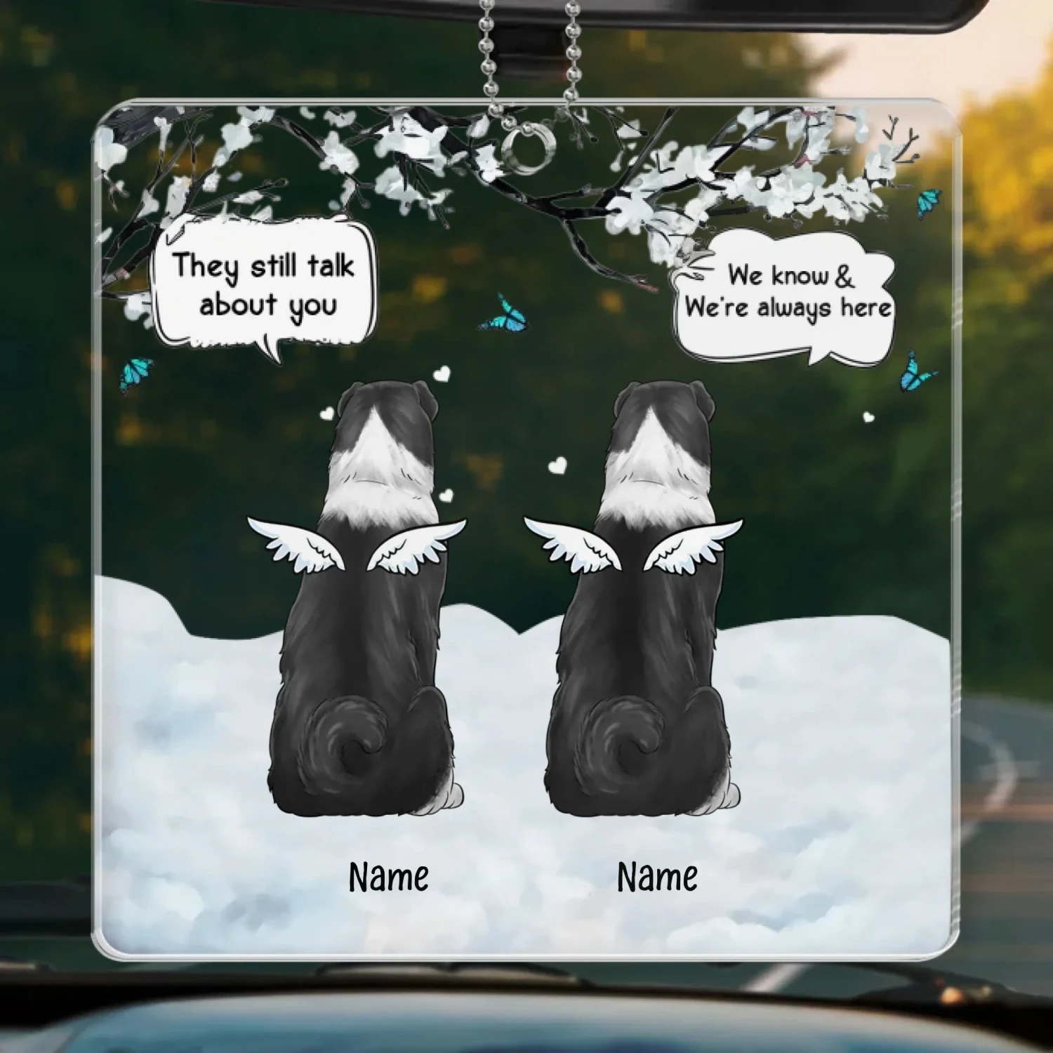 Keep Your Pet Close To Your Heart Always - Memorial Personalized Custom Car Ornament - Acrylic Custom Shaped - Sympathy Gift For Pet Owners, Pet Lovers 2 Keep Your Pet Close To Your Heart Always - Memorial Personalized Custom Car Ornament - Acrylic Custom Shaped - Sympathy Gift For Pet Owners, Pet Lovers - Image 2