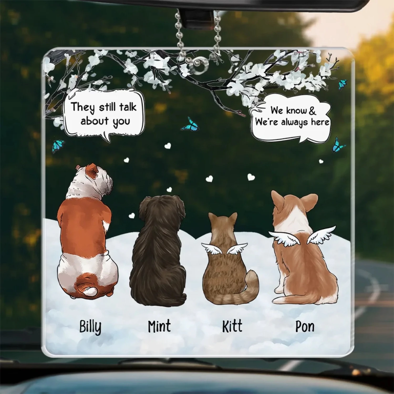Keep Your Pet Close To Your Heart Always - Memorial Personalized Custom Car Ornament - Acrylic Custom Shaped - Sympathy Gift For Pet Owners, Pet Lovers 1 Keep Your Pet Close To Your Heart Always - Memorial Personalized Custom Car Ornament - Acrylic Custom Shaped - Sympathy Gift For Pet Owners, Pet Lovers