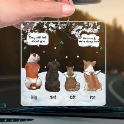 Keep Your Pet Close To Your Heart Always - Memorial Personalized Custom Car Ornament - Acrylic Custom Shaped - Sympathy Gift For Pet Owners, Pet Lovers 8 Keep Your Pet Close To Your Heart Always - Memorial Personalized Custom Car Ornament - Acrylic Custom Shaped - Sympathy Gift For Pet Owners, Pet Lovers -Pawfect House Store 6790b476a74d7