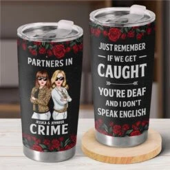 No Friendship Is An Accident - Bestie Personalized Custom Tumbler - Gift For Best Friends, BFF, Sisters