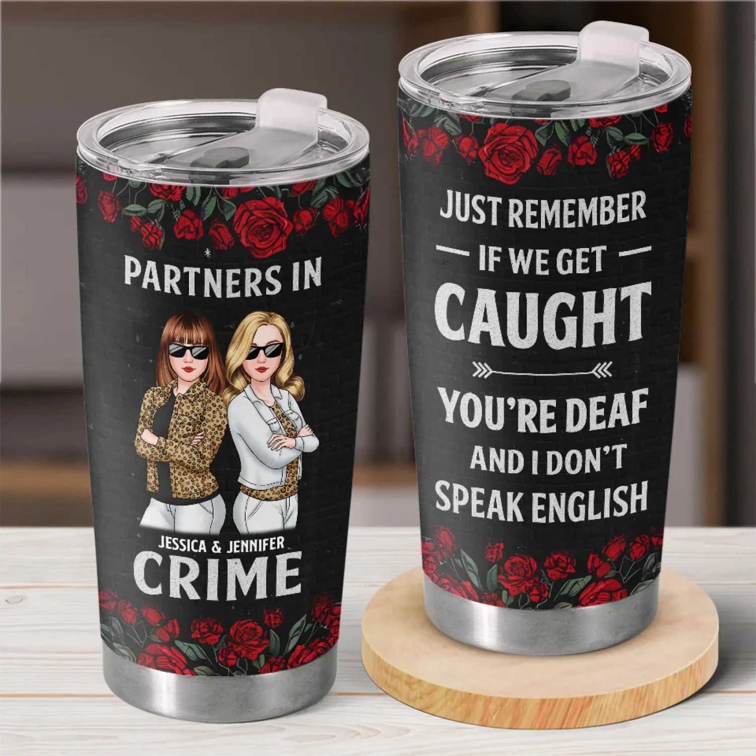 No Friendship Is An Accident - Bestie Personalized Custom Tumbler - Gift For Best Friends, BFF, Sisters 1 No Friendship Is An Accident - Bestie Personalized Custom Tumbler - Gift For Best Friends, BFF, Sisters