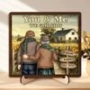 No Matter What, It’s Always You & Me - Couple Personalized Custom 2-Layered Wooden Plaque With Stand - Gift For Husband Wife, Anniversary
