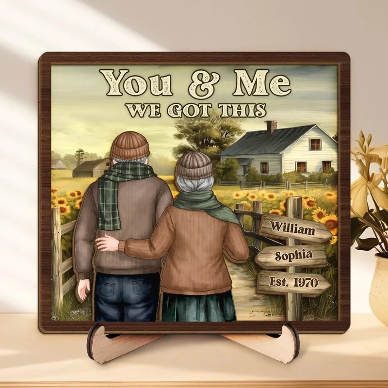 No Matter What, It’s Always You & Me - Couple Personalized Custom 2-Layered Wooden Plaque With Stand - Gift For Husband Wife, Anniversary 1 No Matter What, It’s Always You & Me - Couple Personalized Custom 2-Layered Wooden Plaque With Stand - Gift For Husband Wife, Anniversary