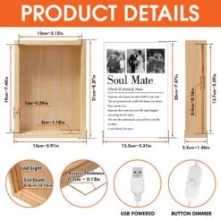Custom Photo Some Souls Just Instantly Click - Couple Personalized Custom Frame Light Box - Gift For Husband Wife, Anniversary 11 Custom Photo Some Souls Just Instantly Click - Couple Personalized Custom Frame Light Box - Gift For Husband Wife, Anniversary -Pawfect House Store 6790c9f3dc296