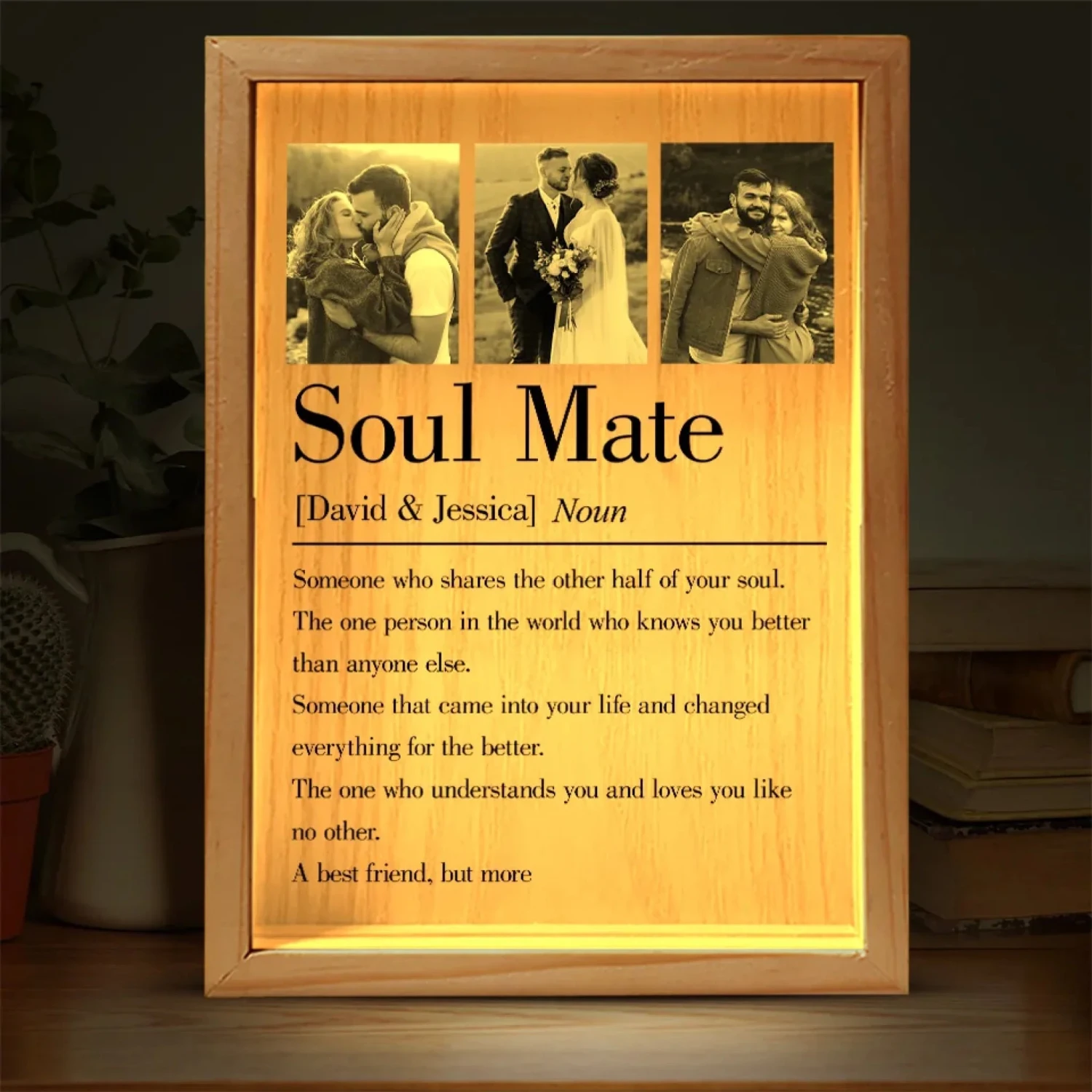 Custom Photo Some Souls Just Instantly Click - Couple Personalized Custom Frame Light Box - Gift For Husband Wife, Anniversary 1 Custom Photo Some Souls Just Instantly Click - Couple Personalized Custom Frame Light Box - Gift For Husband Wife, Anniversary