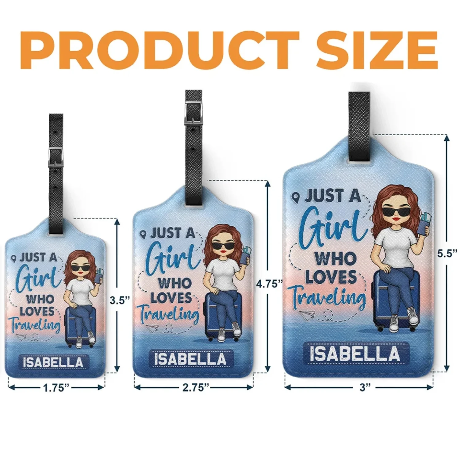 Travel In Style With A Personal Touch - Travel Personalized Custom Luggage Tag - Holiday Vacation Gift, Gift For Adventure Travel Lovers 5 Travel In Style With A Personal Touch - Travel Personalized Custom Luggage Tag - Holiday Vacation Gift, Gift For Adventure Travel Lovers - Image 5