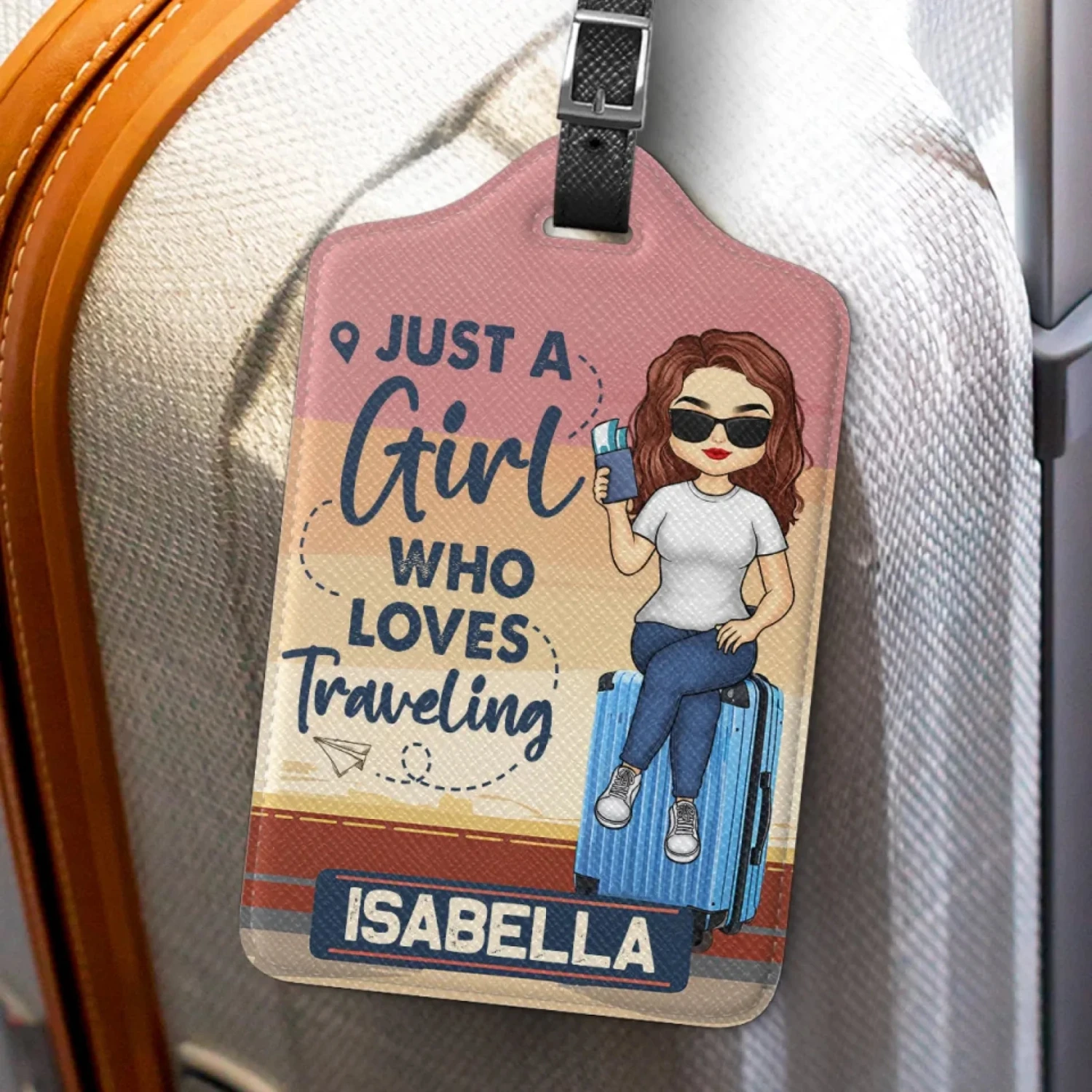 A Fun Way To Keep Your Luggage Identifiable - Travel Personalized Custom Luggage Tag - Holiday Vacation Gift, Gift For Adventure Travel Lovers 3 A Fun Way To Keep Your Luggage Identifiable - Travel Personalized Custom Luggage Tag - Holiday Vacation Gift, Gift For Adventure Travel Lovers - Image 3