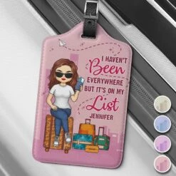 Add A Personal Touch To Your Travel Gear - Travel Personalized Custom Luggage Tag - Holiday Vacation Gift, Gift For Adventure Travel Lovers