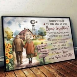 Together, We Age Like Fine Wine - Couple Personalized Custom Horizontal Poster - Gift For Husband Wife, Anniversary -Pawfect House Store 679108e32a02c