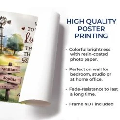 Together, We Age Like Fine Wine - Couple Personalized Custom Horizontal Poster - Gift For Husband Wife, Anniversary -Pawfect House Store 679108e32e7c0