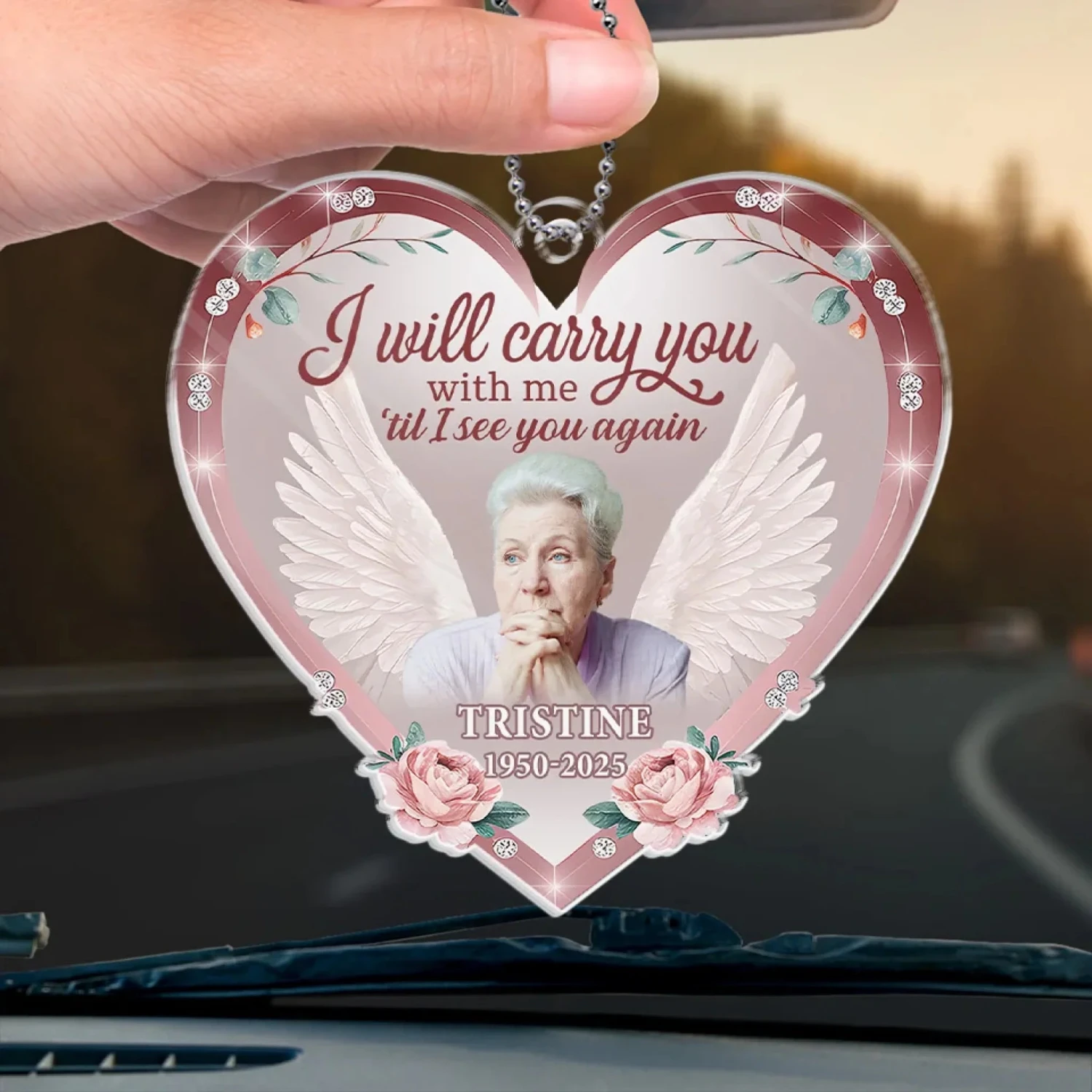 Custom Photo Rest In Peace, Dear Soul - Memorial Personalized Custom Car Ornament - Acrylic Custom Shaped - Sympathy Gift For Family Members 4 Custom Photo Rest In Peace, Dear Soul - Memorial Personalized Custom Car Ornament - Acrylic Custom Shaped - Sympathy Gift For Family Members - Image 4