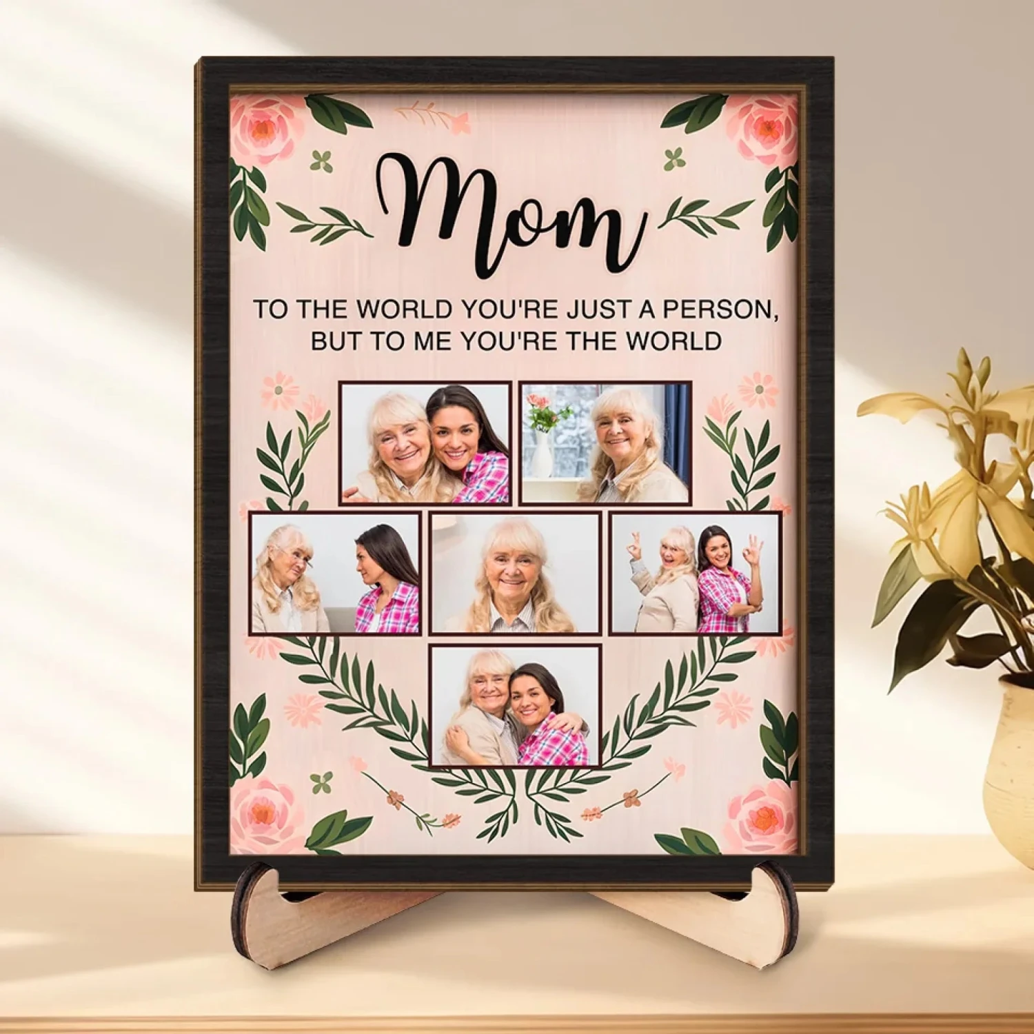 Custom Photo You Are My Heart, My Strength, My Everything - Family Personalized Custom 2-Layered Wooden Plaque With Stand - Gift For Mom, Daughter 1 Custom Photo You Are My Heart, My Strength, My Everything - Family Personalized Custom 2-Layered Wooden Plaque With Stand - Gift For Mom, Daughter