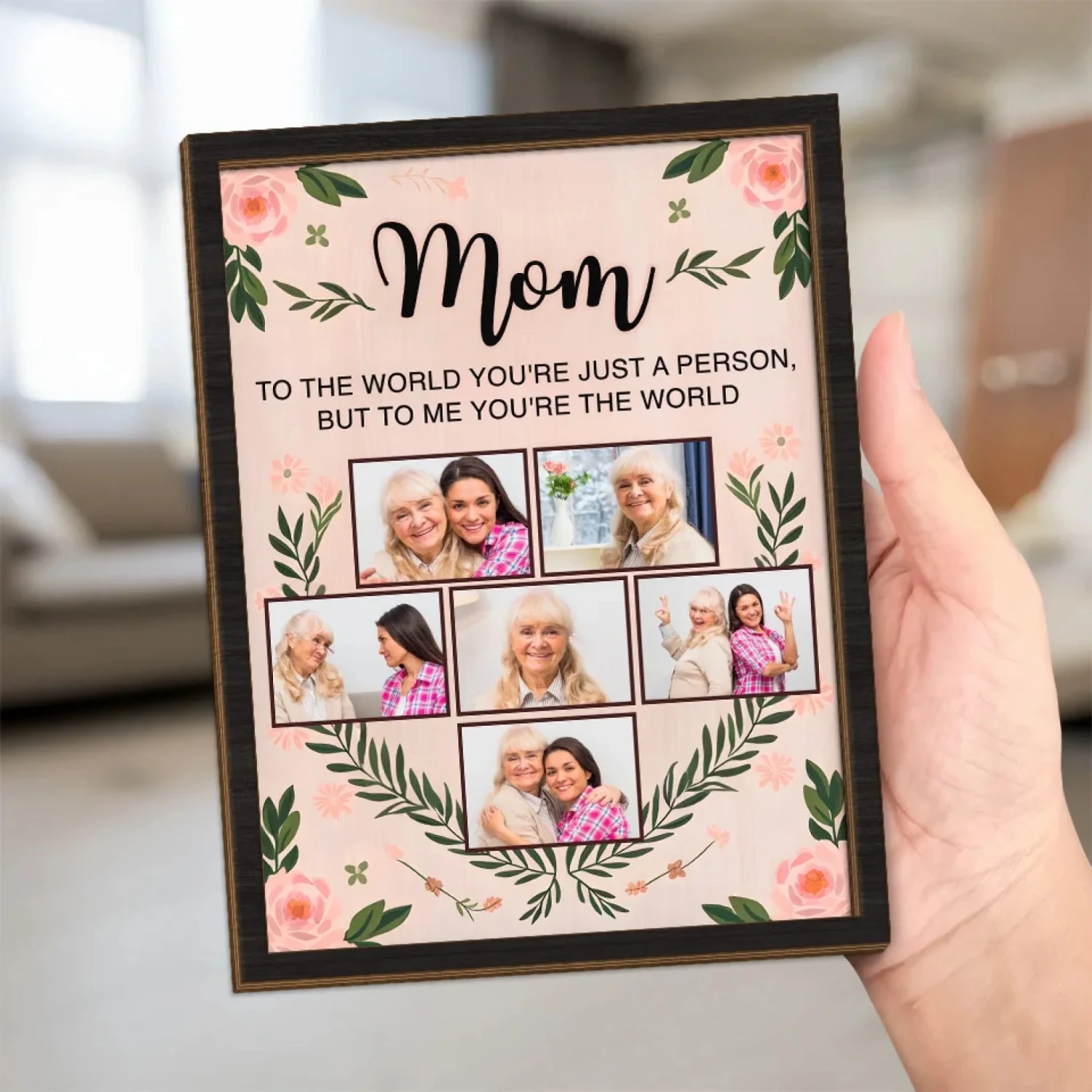 Custom Photo You Are My Heart, My Strength, My Everything - Family Personalized Custom 2-Layered Wooden Plaque With Stand - Gift For Mom, Daughter 5 Custom Photo You Are My Heart, My Strength, My Everything - Family Personalized Custom 2-Layered Wooden Plaque With Stand - Gift For Mom, Daughter - Image 5