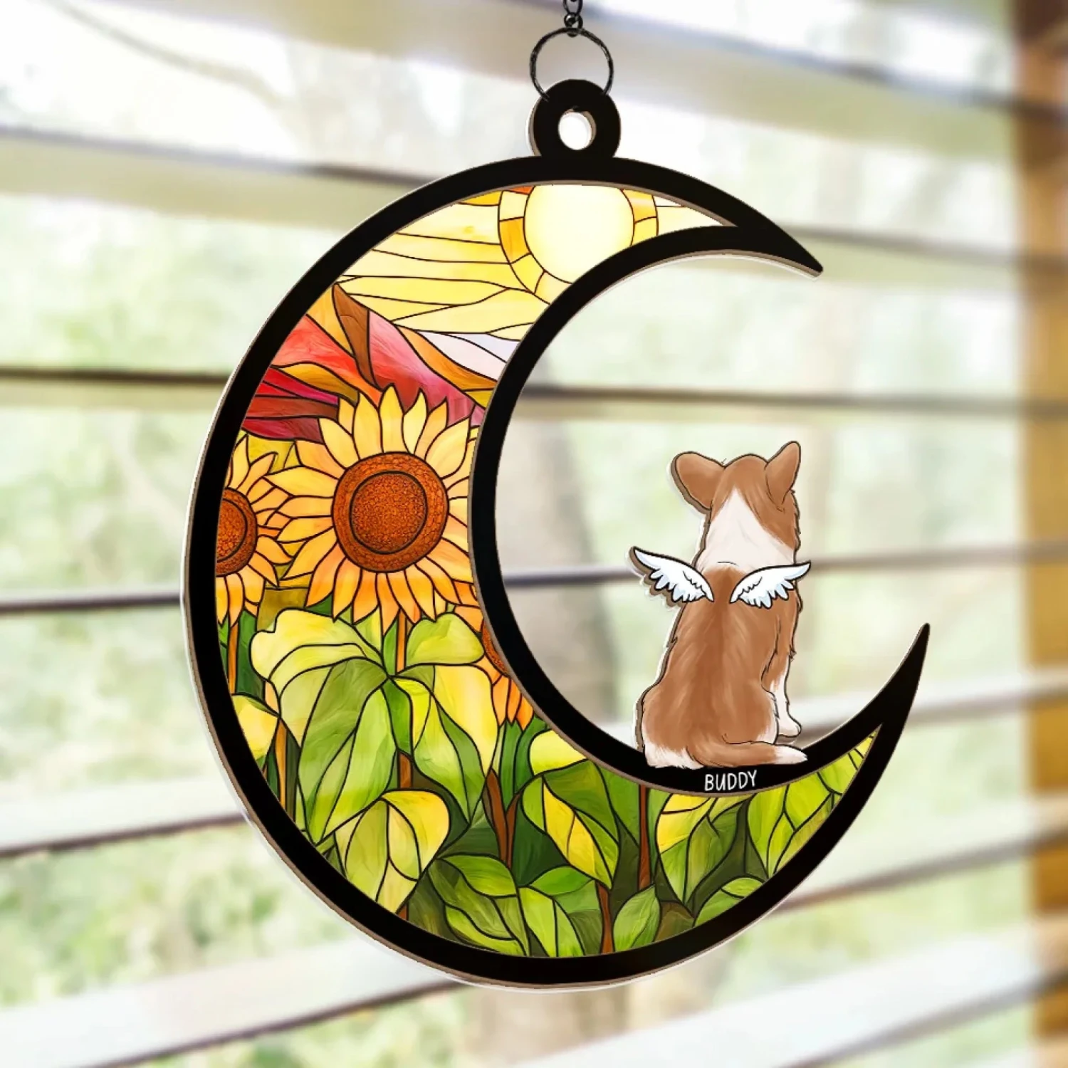 Every Woof, Wag, And Purr Will Be Missed - Memorial Personalized Window Hanging Suncatcher Ornament - Sympathy Gift For Pet Owners, Pet Lovers 4 Every Woof, Wag, And Purr Will Be Missed - Memorial Personalized Window Hanging Suncatcher Ornament - Sympathy Gift For Pet Owners, Pet Lovers - Image 4