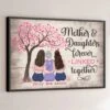 A Timeless Bond Of Love And Care - Family Personalized Custom Horizontal Poster - Gift For Mom
