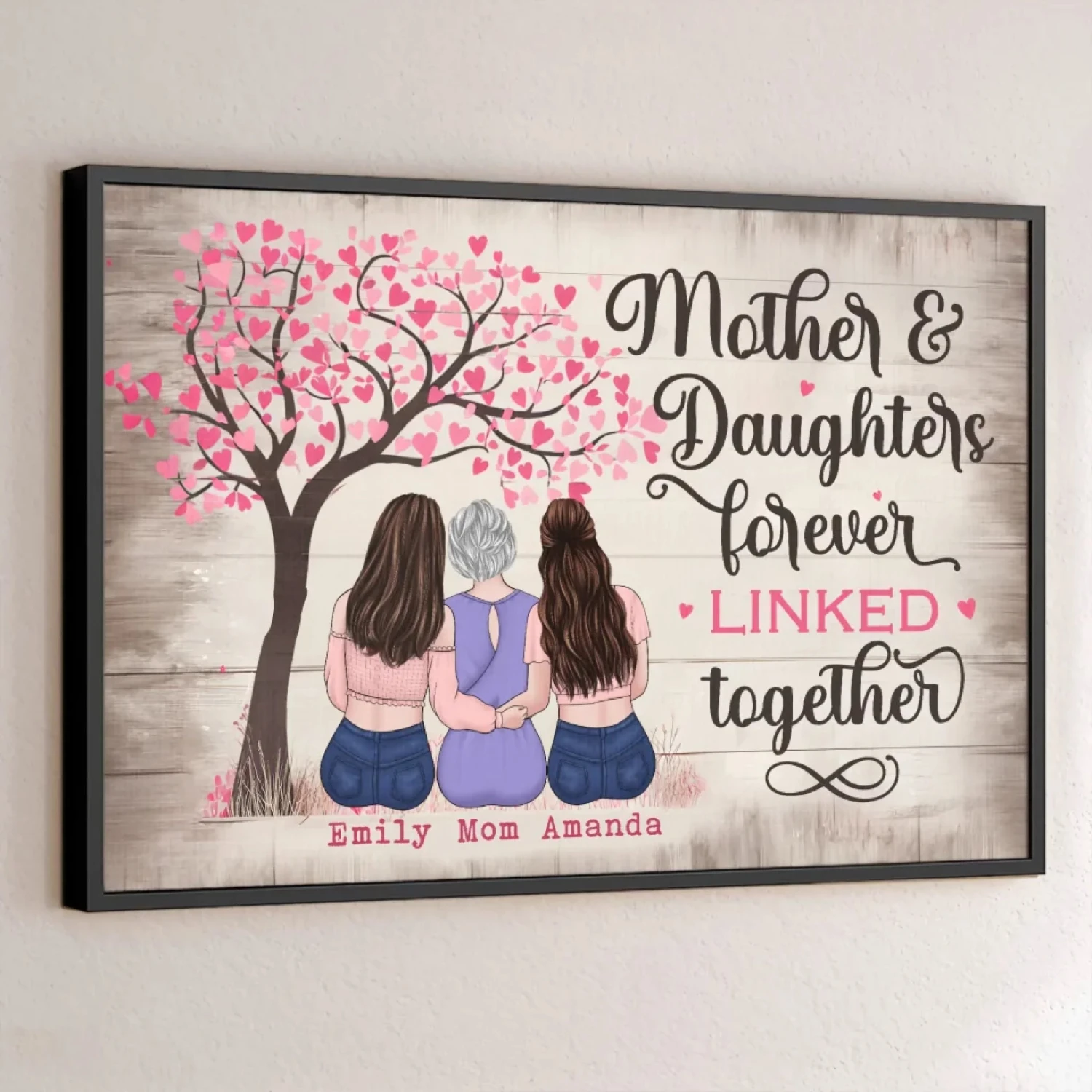 A Timeless Bond Of Love And Care - Family Personalized Custom Horizontal Poster - Gift For Mom 1 A Timeless Bond Of Love And Care - Family Personalized Custom Horizontal Poster - Gift For Mom