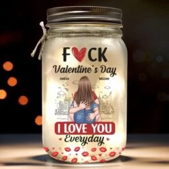 Love Is Sweet, But You’re Spicy Too - Couple Personalized Custom Mason Jar Light - Valentine Gift For Husband Wife, Anniversary