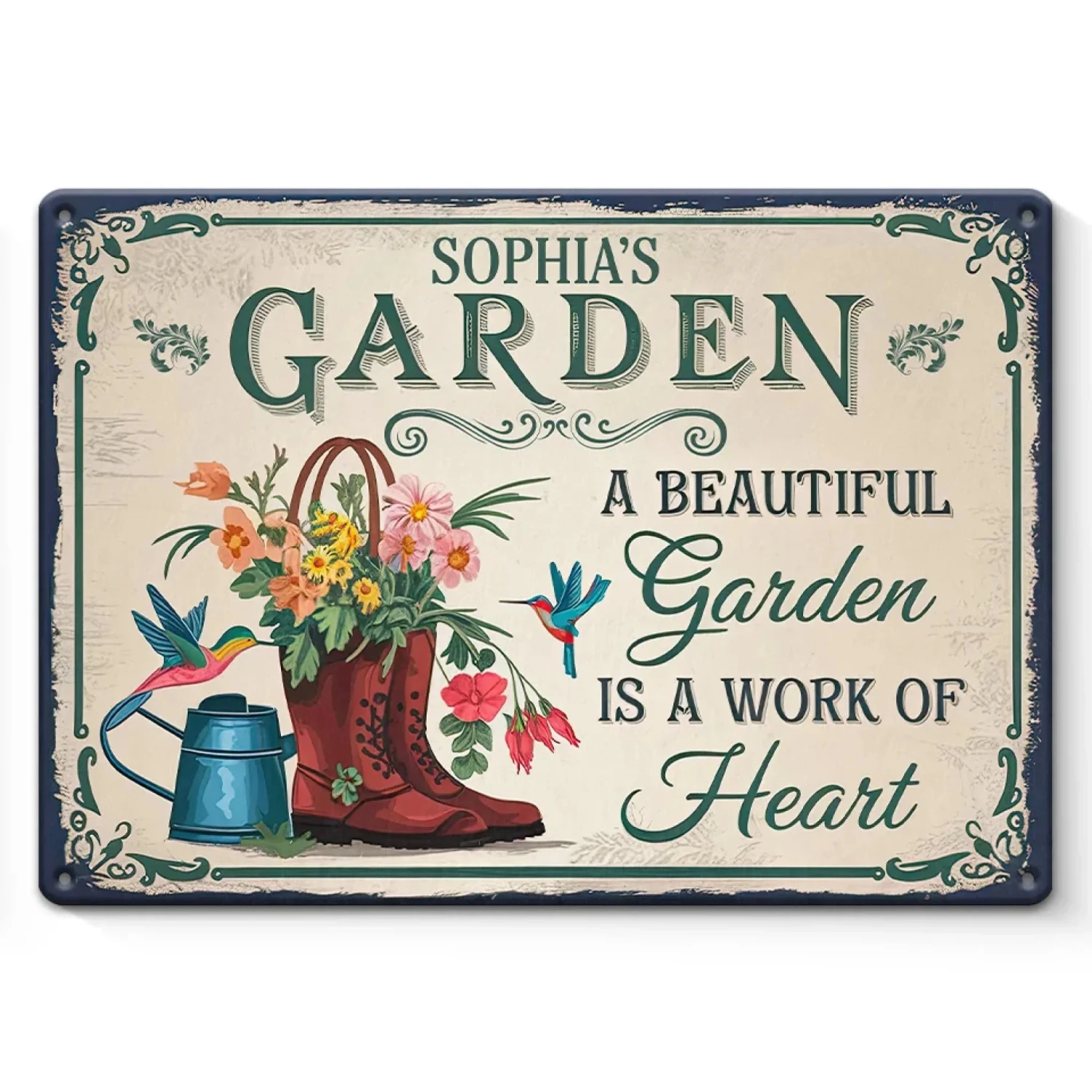 Where Flowers Bloom, So Does Hope - Family Personalized Custom Home Decor Metal Sign - Gift For Yourself, Best Friends, Siblings, Family Members 1 Where Flowers Bloom, So Does Hope - Family Personalized Custom Home Decor Metal Sign - Gift For Yourself, Best Friends, Siblings, Family Members