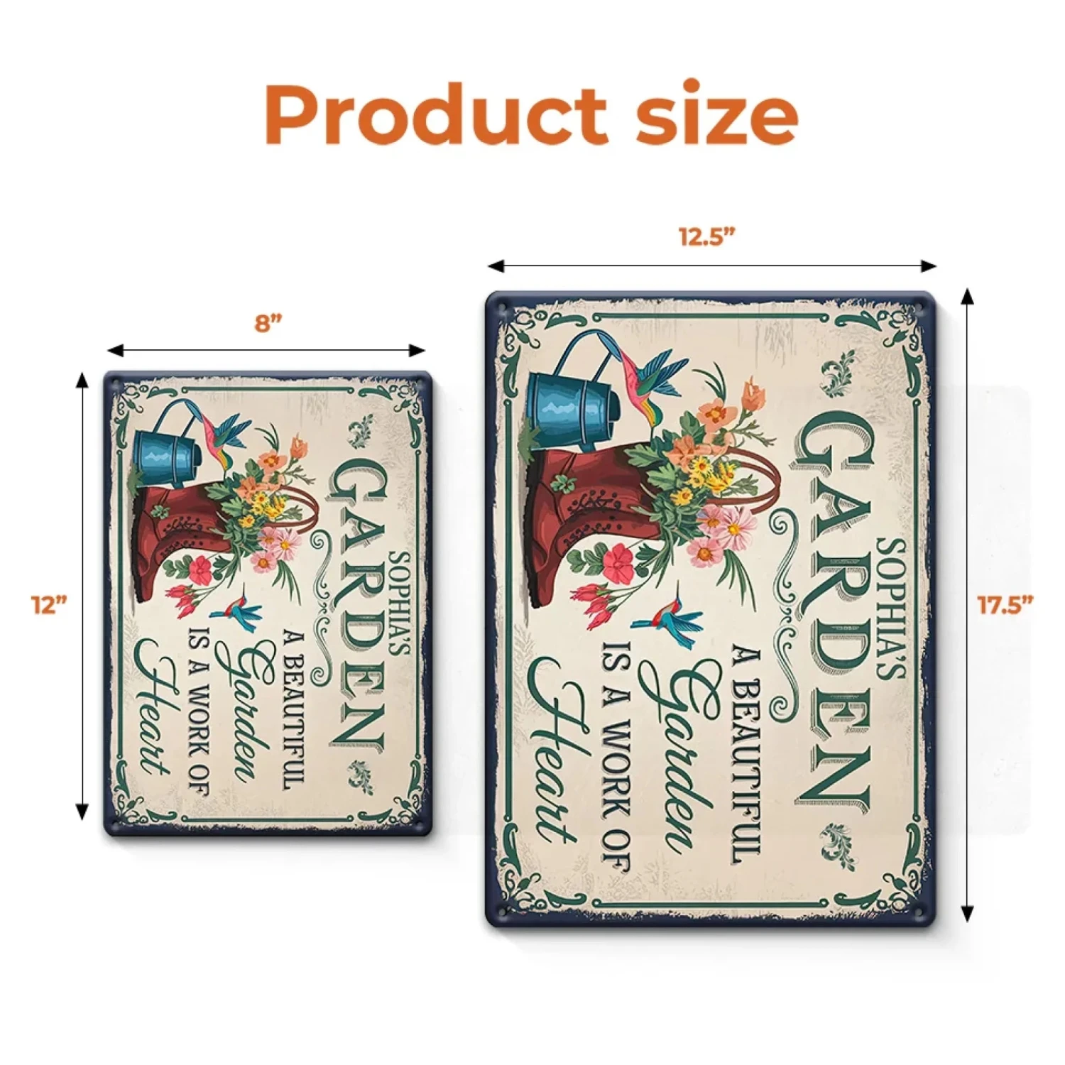 Where Flowers Bloom, So Does Hope - Family Personalized Custom Home Decor Metal Sign - Gift For Yourself, Best Friends, Siblings, Family Members 5 Where Flowers Bloom, So Does Hope - Family Personalized Custom Home Decor Metal Sign - Gift For Yourself, Best Friends, Siblings, Family Members - Image 5